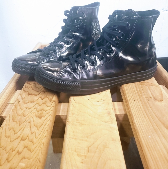 Converse brushed leather hi-top - Picture 3 of 7